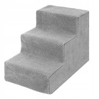 Schody Schodki Dla Psa Rampa Podest do Łóżka 3 Stopnie 35cm Stabilne