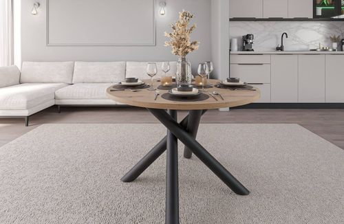 Okrągły Stół Norway Loft 110cm Dąb Artisan na Arena.pl