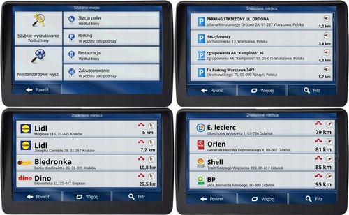 Nawigacja samochodowa dla ciężarówek GPS 7 iGO Primo TIR BUS Autobus na Arena.pl