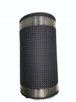 SIATKA OGRODZENIOWA PCV PLASTIKOWA 0,4x50m czarna