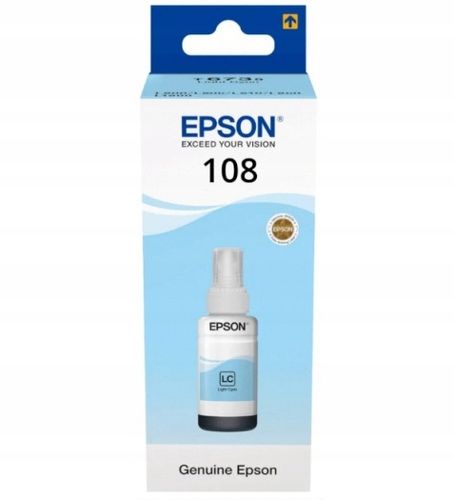 Tusz Epson 108 EcoTank Light Cyan (C13T09C54A) na Arena.pl
