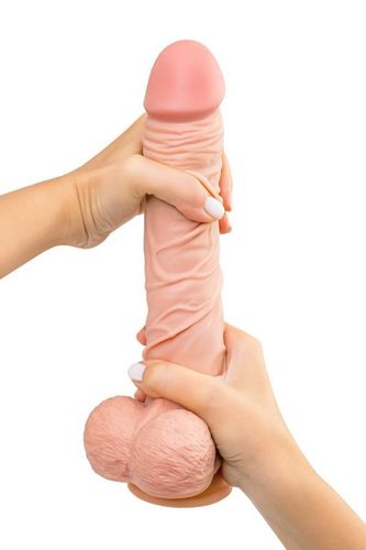 dildo my babe by realstick my idol, flesh,tpe, 28,5 cm na Arena.pl