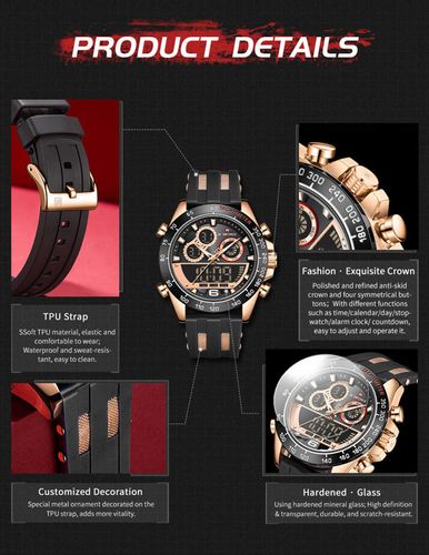 ZEGAREK MĘSKI NAVIFORCE NF9188T - (zn121d) + BOX na Arena.pl