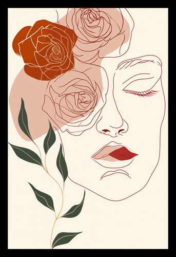 Plakat 20x30cm Beż i Twarz na Arena.pl