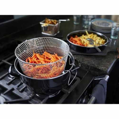 Frytkownica Baumalu Czarny Stal emaliowana na Arena.pl