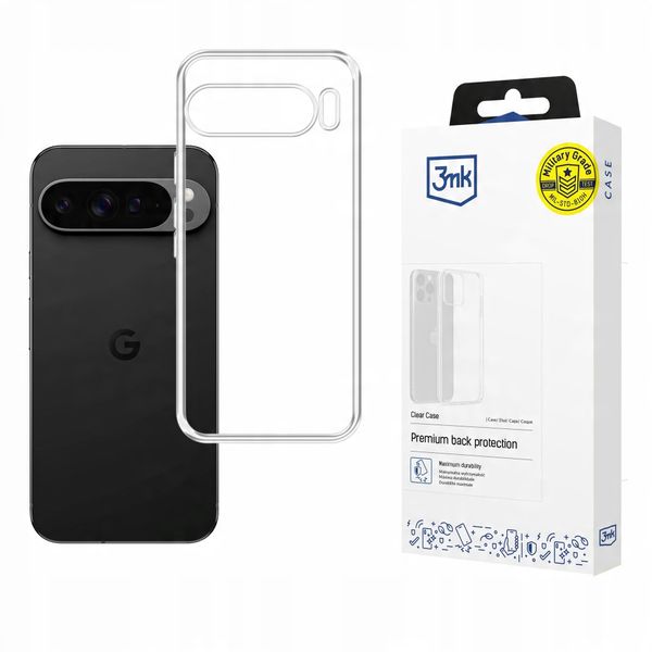 Silikonowe etui na Google Pixel 10 Pro XL - 3mk Clear Case zdjęcie 1