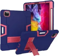 Etui do iPad Pro 5/4/3 12.9” z Podstawką i Miejscem na Rysik Różowe