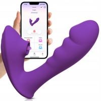 MASAŻ MOTYL Z PENISEM, WIBRATOR DO Ssania CIPKI