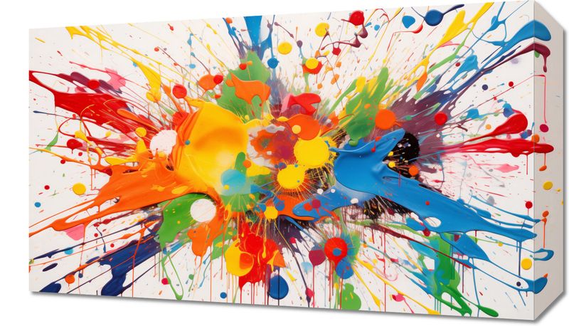 Obraz 50x30cm Eksplozja Kreatywności zdjęcie 1