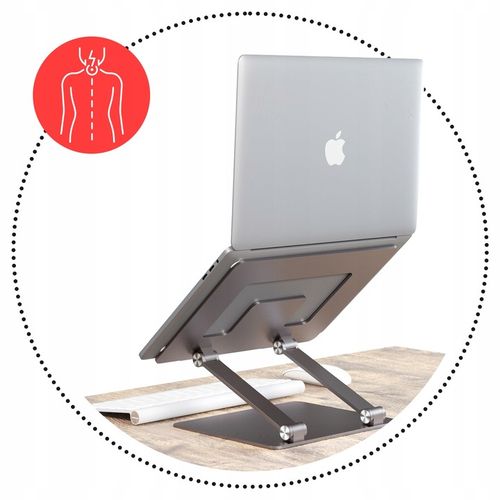 PODSTAWKA POD LAPTOPA / ERGONOMICZNY STOLIK POD LAPTOPA ZGODNY Z BHP LYNXER na Arena.pl