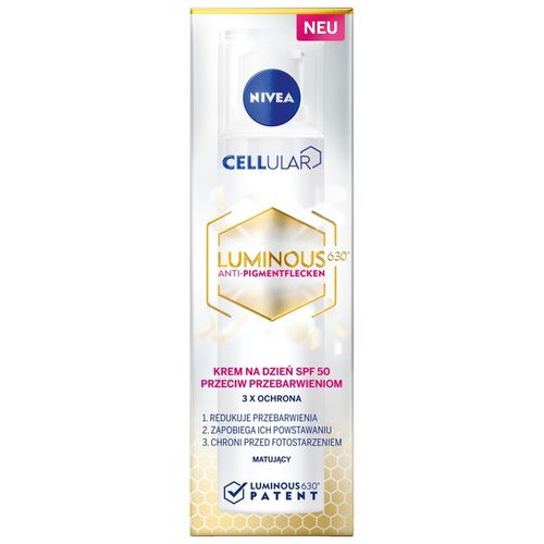 Nivea Cellular Luminous 630 Krem Przeciw Przebarwieniom na Dzień 40ml na Arena.pl