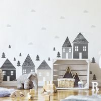 Naklejki Szare Domki DK199 L