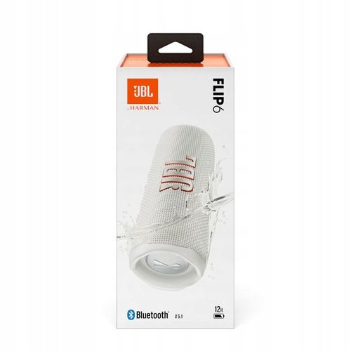 Głośnik przenośny JBL Flip 6 biały 30 W na Arena.pl