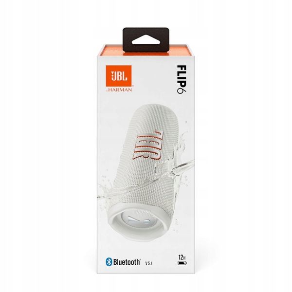 Głośnik przenośny JBL Flip 6 biały 30 W zdjęcie 12