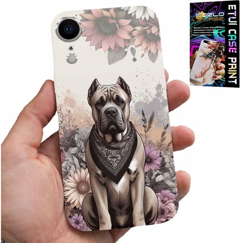 ETUI DO IPHONE XR - PSIE RASY PSIE WZORY POKROWIEC + FOLIA na Arena.pl