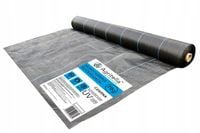 Agrotkanina 1,1x100m Mocna 70g UV Czarna Agrowłóknina Na Chwasty Pod Kamień