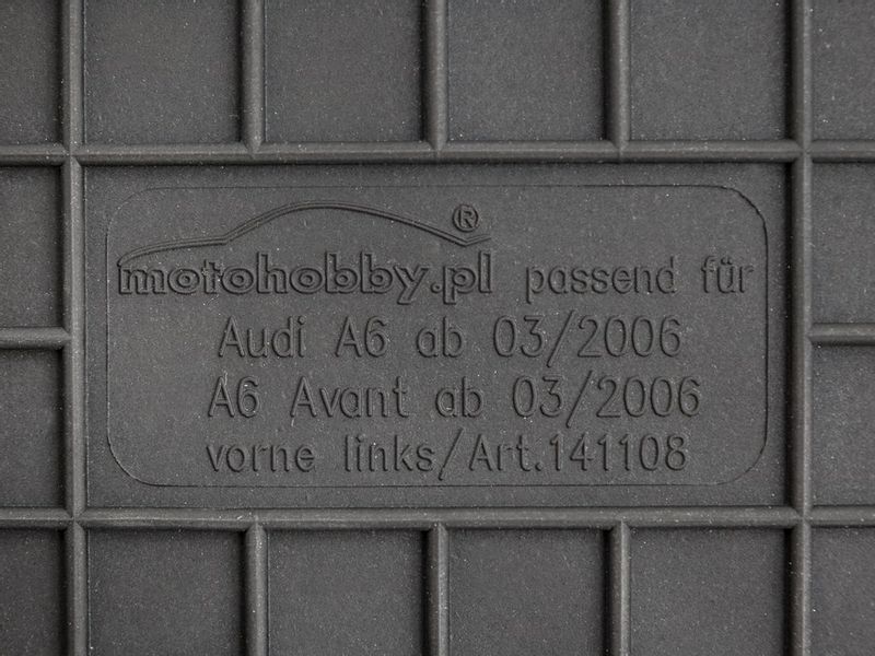 Audi A6 C6 (2006-2011) DYWANIKI GUMOWE DEDYKOWANE zdjęcie 2