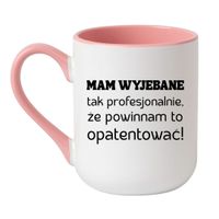 Elegant Biało-Różowy 330 ml