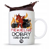 Kubek Dziennikarza Reportera Piekielnie Dobry Z Nadrukiem Ze Zdjęciem