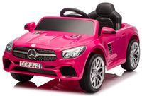 Auto na Akumulator MERCEDES 2x45W 12V4,5AH Ekoskóra Koła Eva Pilot Różowy