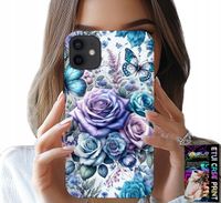 ETUI DO IPHONE 11 - KWIECISTE WZORY RÓŻEKWIATKI CASE + SZKŁO