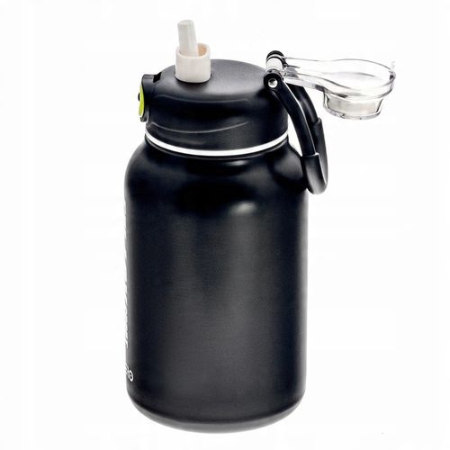 KUBEK TERMICZNY BIDON TERMOS PRÓŻNIOWY 800ml blokada uchwyt ustnik + SŁOMKA na Arena.pl