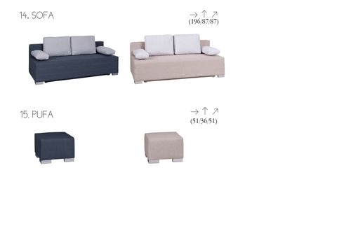 Sofa UMBRIO Meble Młodzieżowe na Arena.pl