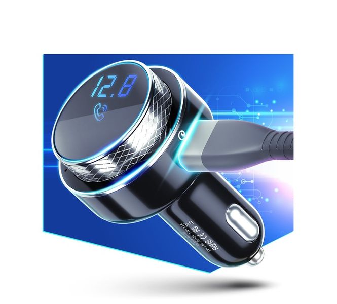 3mk Hyper Car Transmiter FM LED Bluetooth 2x USB zdjęcie 10