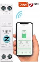 PRZEKAŹNIK ON OFF ZigBee 63A CZAS SCENY TUYA SMART SZYNA DIN SKRZYNKA ES2Z