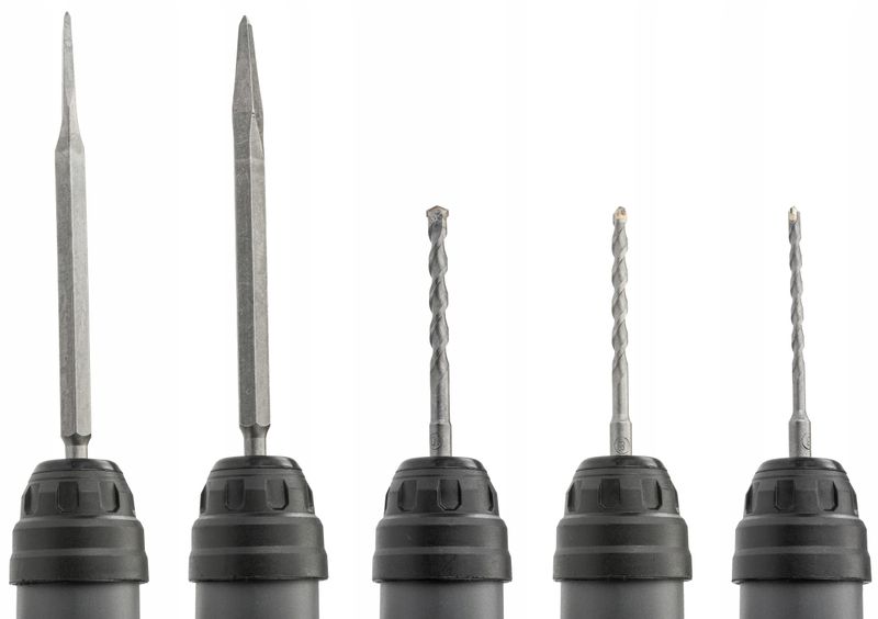 MŁOT UDAROWY młotowiertarka UDAR SDS+ 2600W 5,5J WALIZKA 3x WIERTŁO DŁUTA zdjęcie 3