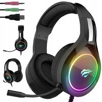 Słuchawki Gamenote H2232D z RGB regulowanym mikrofonem i komfortową pianką