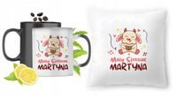Dla Martyny Zestaw Kubek Magiczny + Poduszka Z Nadrukiem Ze Zdjęciem