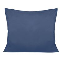 Poszewka satyna bawełniana 50x60 jednobarwna chabrowa