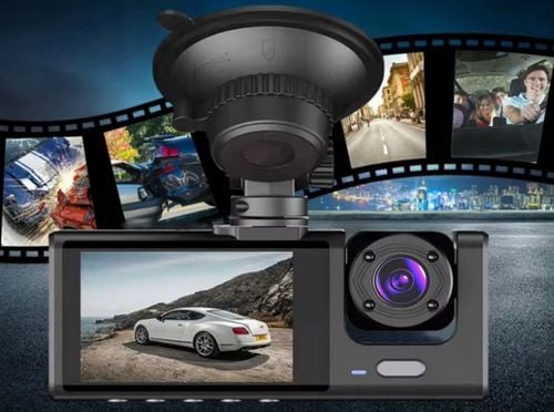 KAMERA SAMOCHODOWA WIDEOREJESTRATOR KADY FULL HD 3 KMAERY DO TAXI/UBER/BOLT na Arena.pl