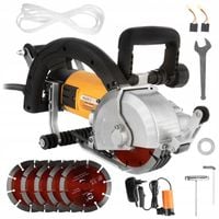 Bruzdownica do Betonu Regulacja 1800W 5 Tarcz + Pompka WT1009