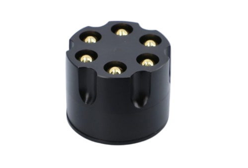 Złoty Młynek do Mielenia Tytoniu Ziół Suszu CBD z Logiem Marihuany Gentelo na Arena.pl