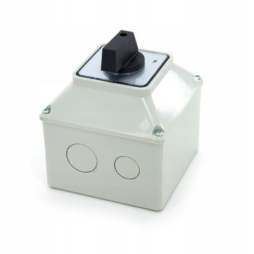 ŁĄCZNIK KRZYWKOWY 32A LEWO PRAWO W OBUDOWIE IP65 na Arena.pl