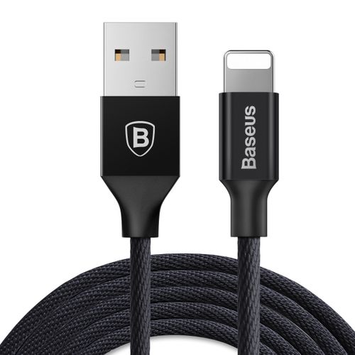 BASEUS | WZMACNIANY KABEL IPHONE 5 SE 5S 6S + 7 na Arena.pl