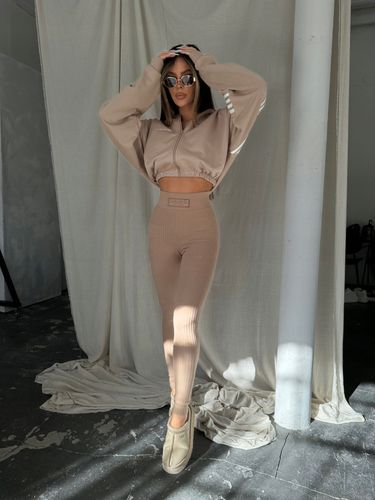 LA MANUEL - Legginsy SOFT TOUCH Camel - M na Arena.pl