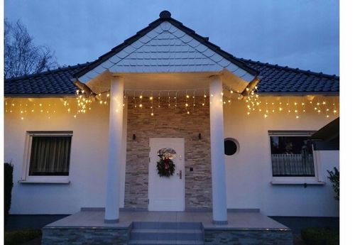 SOPLE FLASH 500 LED ZEWNĘTRZNE BIAŁE CIEPŁE CHOINKOWE lampki z Flashem na Arena.pl