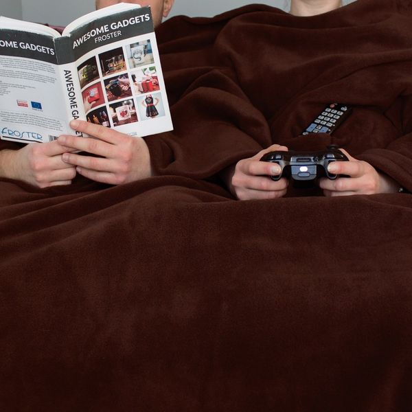 Kocyko-szlafrok dla Pary - Czekolada zdjęcie 9