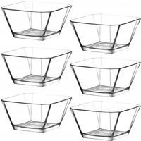 LAV Karen Salaterki Szklane 300ml - Zestaw 6 Miseczek do Deserów