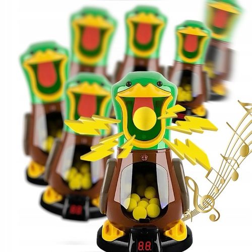 GRA KACZKA STRZELANIE DO CELU 2 PISTOLETY I 24 KULEK ZABAWKA DLA DZIECI na Arena.pl