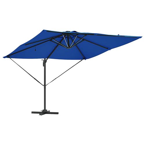 Parasol plażowy lazurowy błękit 286 x 285 x 270 cm Aluminium na Arena.pl