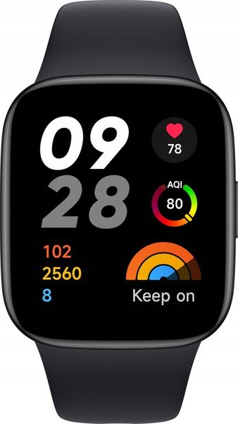 Smartwatch XIAOMI Redmi Watch 3 GPS Czarny zdjęcie 3