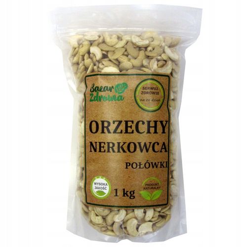 ORZECHY NERKOWCA 1KG POŁÓWKI NATURALNE NERKOWCE na Arena.pl
