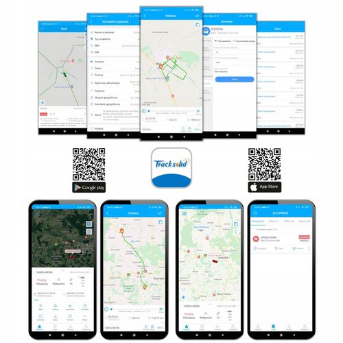 Lokalizator GPS OBD2 Podsłuch Śledzenie Platforma Tracksolid Pro Karta SIM na Arena.pl