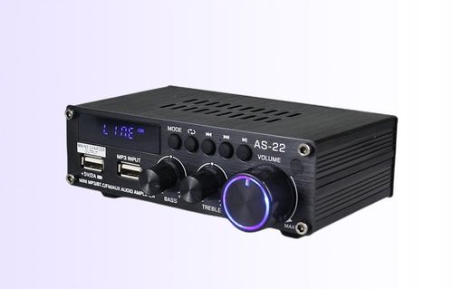 BLITZWOLF WZMACNIACZ AMPLITUNER AUDIO STEREO BLUETOOTH 5.0 USB RCA AUX 45W na Arena.pl