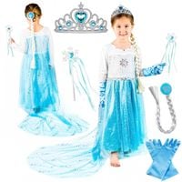 Przebranie kostium sukienka strój elsa kraina lodu