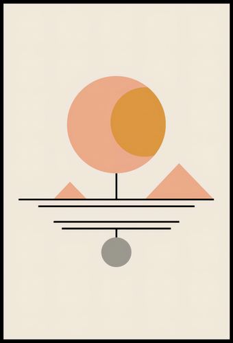 Plakat 61x90,5cm Geometryczna Utopia na Arena.pl